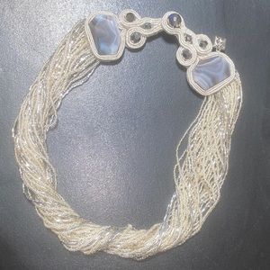 Zenzii multi strand necklace Silver